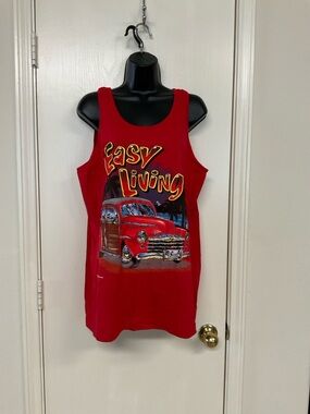 Signal Sports Red Graphic Tee (NWOT)